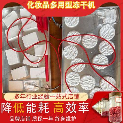 粉饼冻干机养肤级可试样真空干燥机械圆筒换化妆品眼影冻干设备