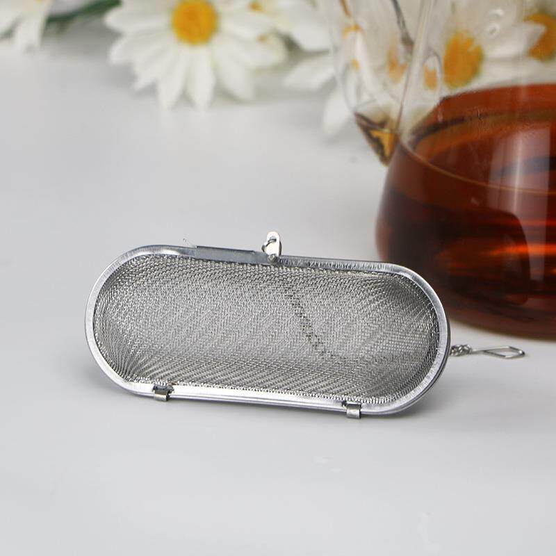 热销款不锈钢滤茶器 汤料袋过滤器 泡茶器 创意长形茶隔茶球大号
