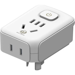 带开关转换插座免拔插三叉转换头热水器空调洗衣机保护16a10a三脚