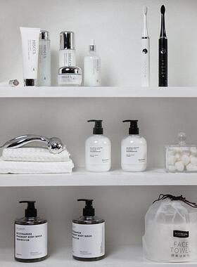 样板房浴室柜摆件展厅无障碍豪华软摆浴室架护肤道具组合简单