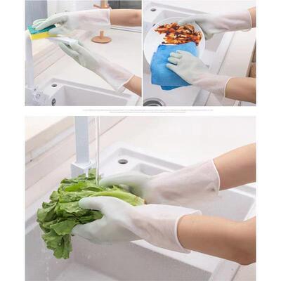Thickened Palm Household Dishwashing Gloves for Men and Wome