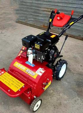 秆汽型油家用秸小切1JHM-40Q草碎草机40cm自走式碎草还田园机果割