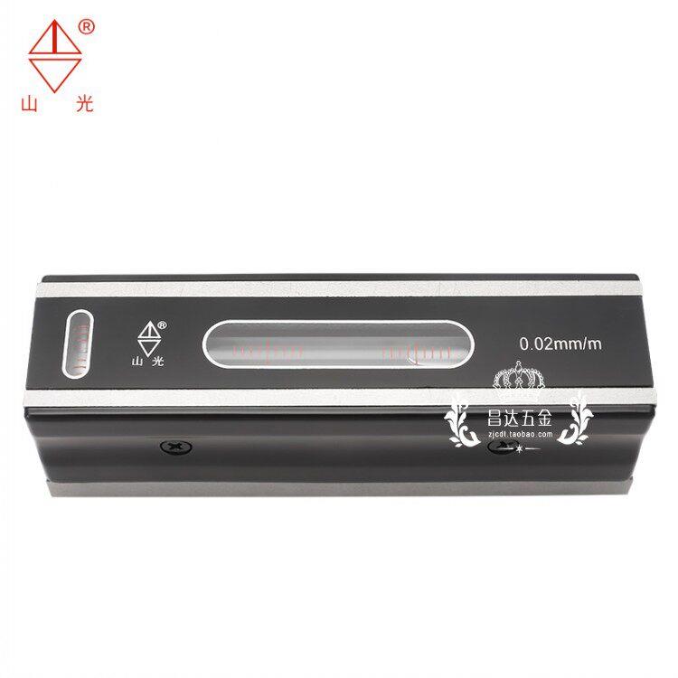 潍坊华光机械钳工条式水平仪150高精度0.02华光精密条形水平仪200