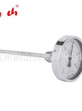 WSS401供应双金属温度计  轴向双金属温度计 工业用双金属