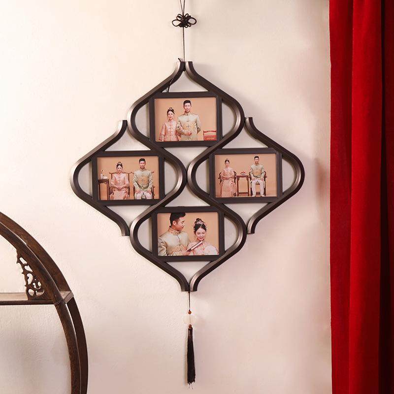 中国结相框新中式复古洗照片小挂件古风中国风摆台相片墙挂墙装饰,家居饰品,DIY亲子装饰画,淘宝优惠券,粉丝福利购,淘宝优惠卷