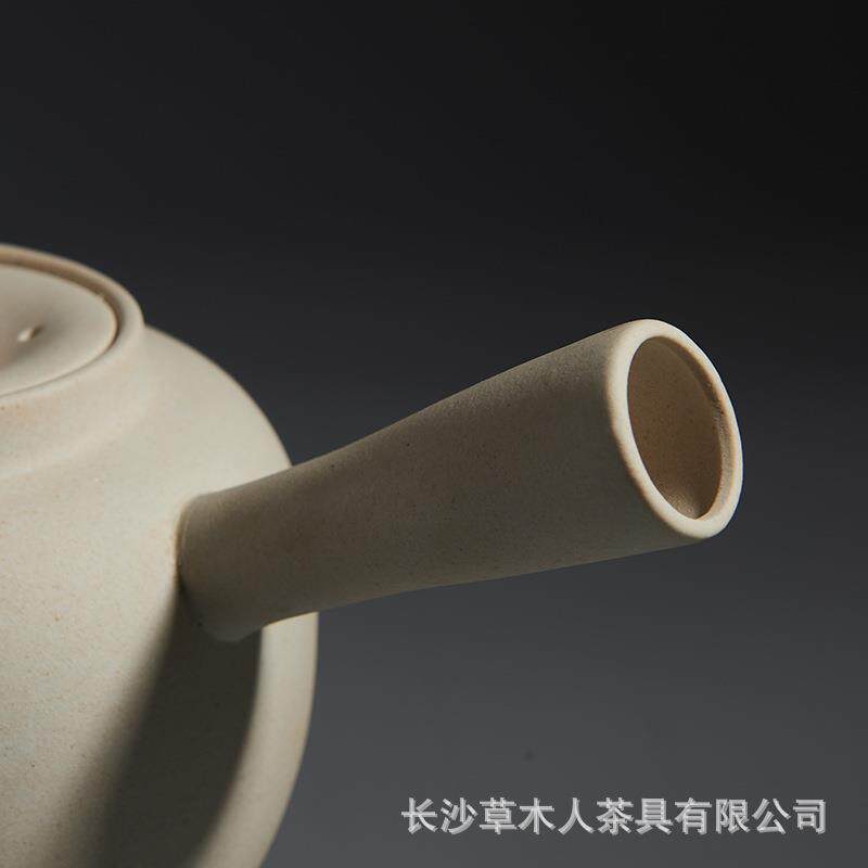 汉陶张生 手工烧水壶白陶煮茶炉煮茶器泡茶壶炭炉智能电陶炉套装