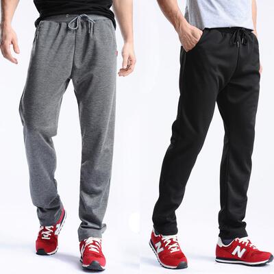 Men's sports pants, summer straight leg pants, men's