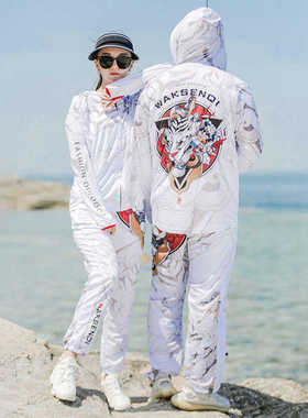 沃克森琦新款夏季连帽钓鱼服上衣