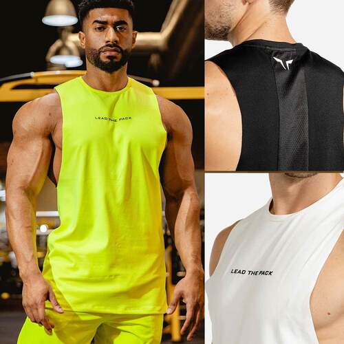 Men's fitness vest fitness sleeveless t-shirt