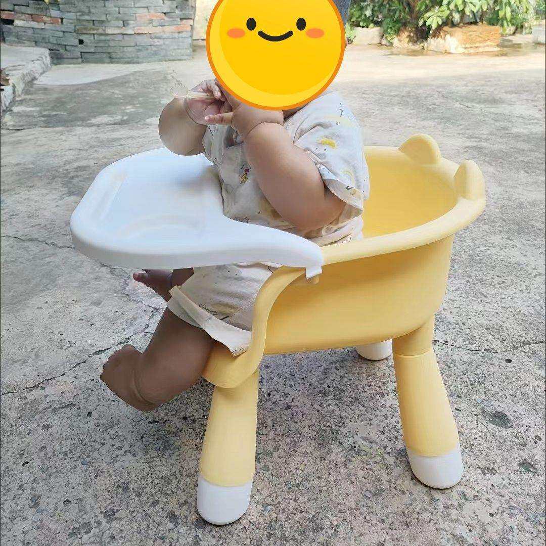 中式婴儿餐椅多功能塑料靠背凳子1-3岁家用叫叫小板凳幼儿园