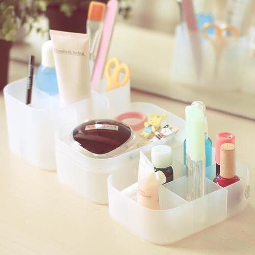 Freely Combinable Desktop Storage Boxes, Home and Office PP