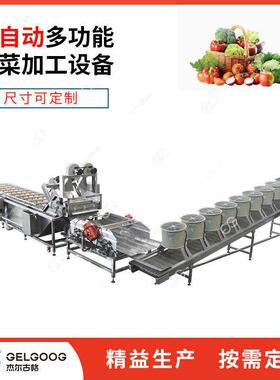 蔬菜清洗沥水加工机器 食品厂水果清洗生产机械 果蔬清洗风干设备