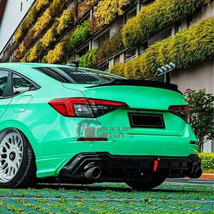 22-25新款11代思域尾翼十一代思域型格改装运动免打孔压尾翼