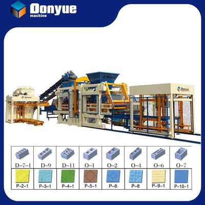 出口非洲全自动半自动免烧制砖机brick block making machine