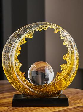 源视滚滚创意轻奢高上档次客SHDK1706厅电柜酒柜财装饰品树脂端工