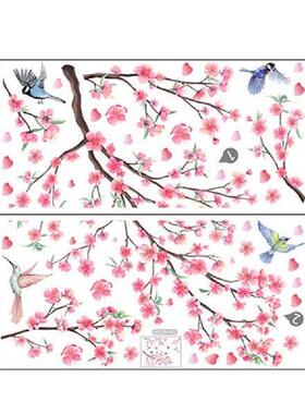 Branch Bird Cherry Blossom Wall Sticker Home Decoration