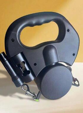 Double Headed Dog Leash Dog Walking Leash 360 Degree Swivel