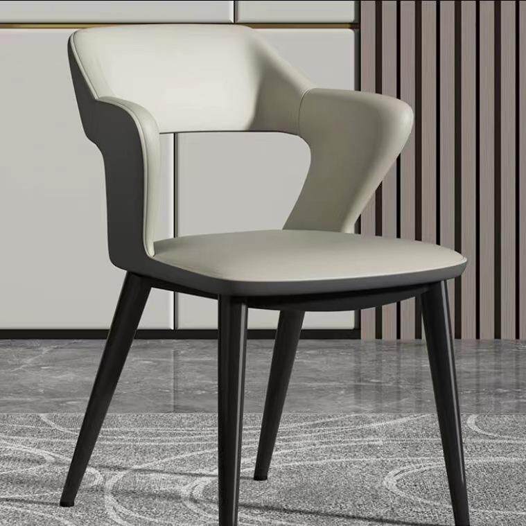 轻奢餐椅家用餐桌椅子现代简约休闲靠背椅洽谈椅馨源羽