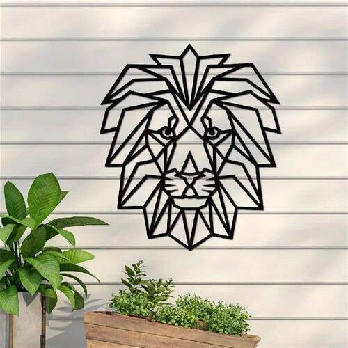 1pc Wall Decor Art Wooden Geometric Home Nursery Elephant