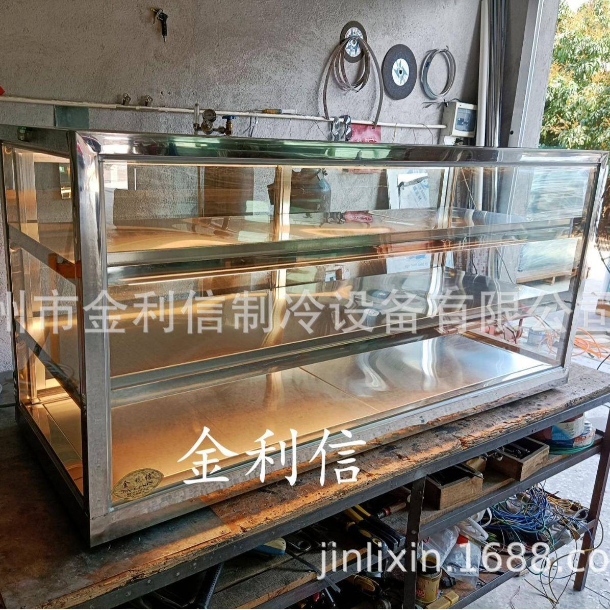 台面2层直角泡芙炸鸡块电热保酥陈列展示柜蛋挞保温热酥柜