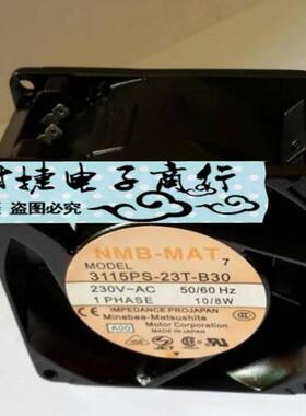 NMB美蓓亚 3115PS-23T-B30 230V 8/10W 80*80*38MM 交流风机