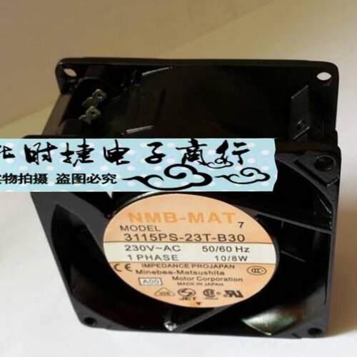 NMB美蓓亚 3115PS-23T-B30 230V 8/10W 80*80*38MM 交流风机