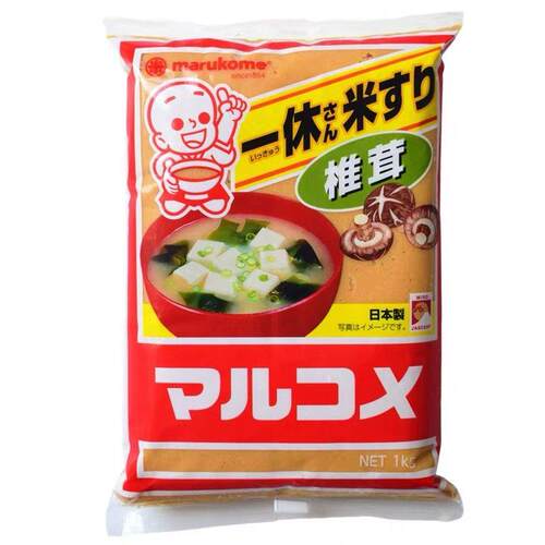日本进口marukome玛露蔻美丸米一休味噌日式味增酱1kg袋装
