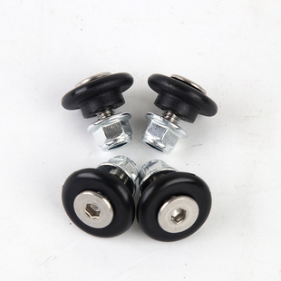 铝合金尾箱安装配件固定神器压条摩托车边箱快拆卡扣垫片子后备箱