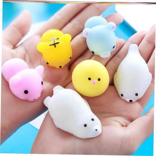 60 Pcs Squishies Mochi Anima Squishy Toys for Kids Party解压