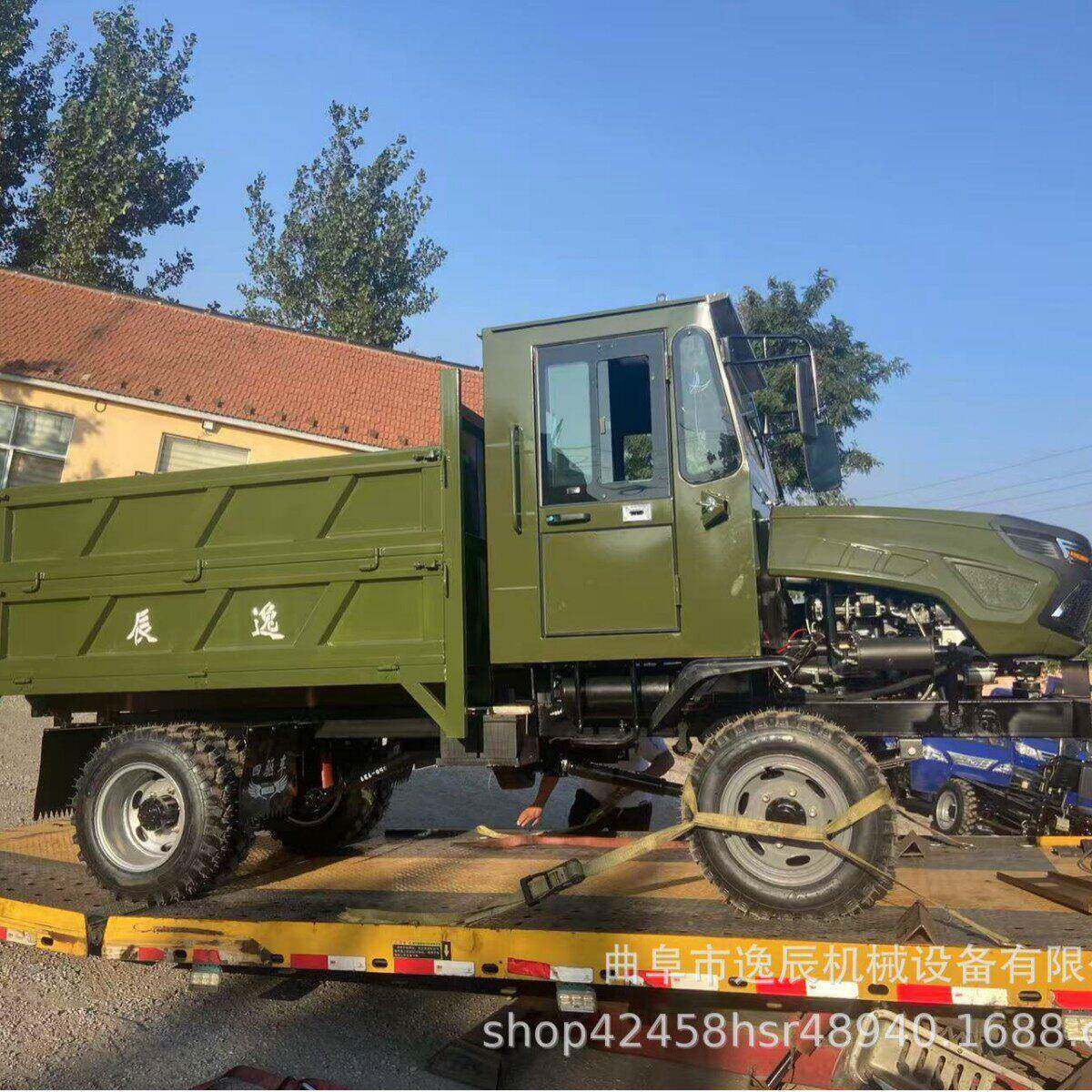 490发动机农用矿用柴油四不像车四驱四缸工地自卸车环卫清运车