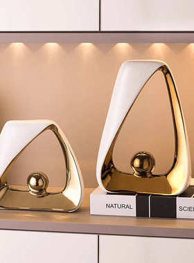 轻奢高档乔迁别墅摆件家居客厅酒柜电视柜装饰品创意桌面玄关摆设