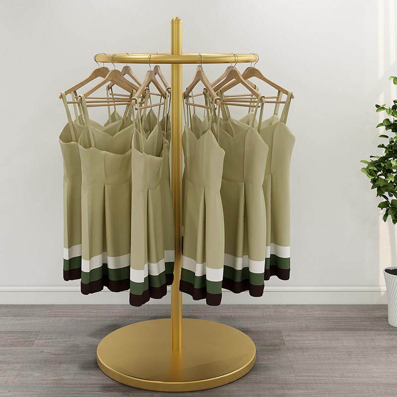 可旋转泳衣挂衣架服装店内衣短裤落地展示架女童装中岛陈列架圆形