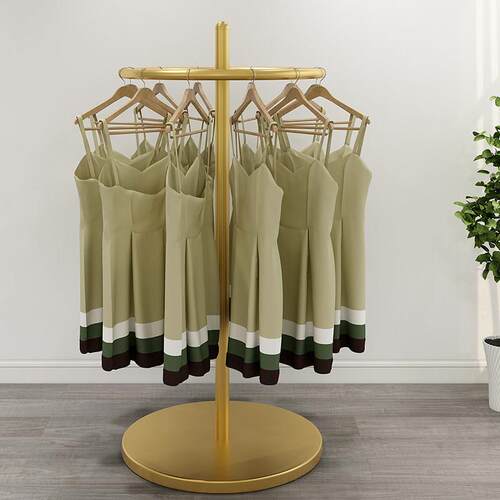 可旋转泳衣挂衣架服装店内衣短裤落地展示架女童装中岛陈列架圆形