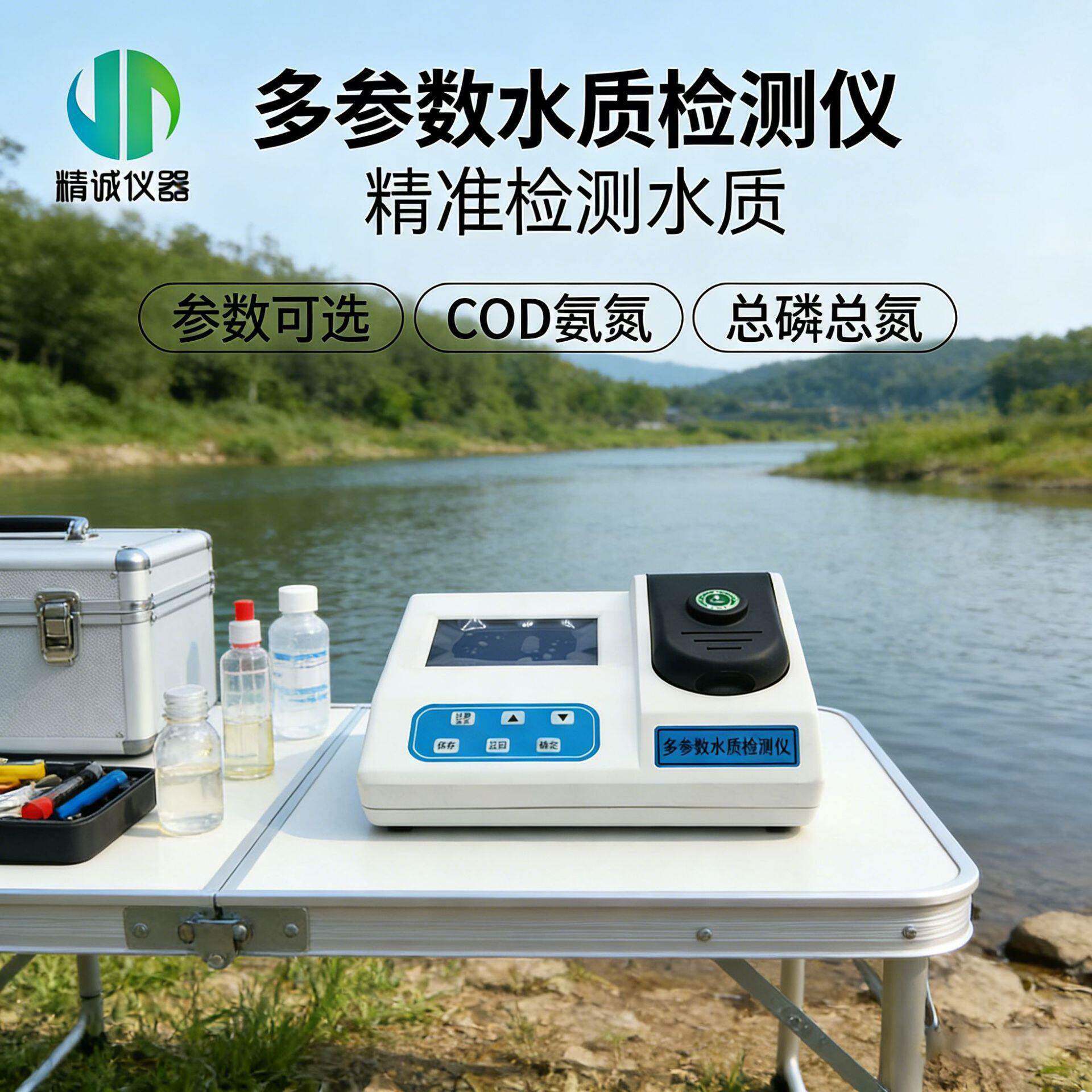 多参数水质检测仪环保监测站/污水处理厂/实验室水质分析自动校正