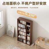 简易书厅架落置物架客一体靠墙柜子地储物PSO柜家用学生置物小柜