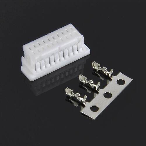 厂家供应SHD1.0双排胶壳连接器1.0mm间距SH1.0-2*4P双排接插件