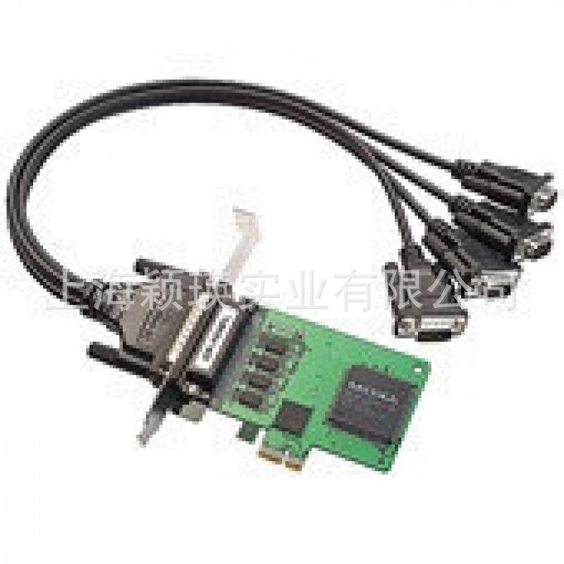 摩莎MOXA多串口卡 CP-104EL 4串口RS-232 PCI E多串口卡
