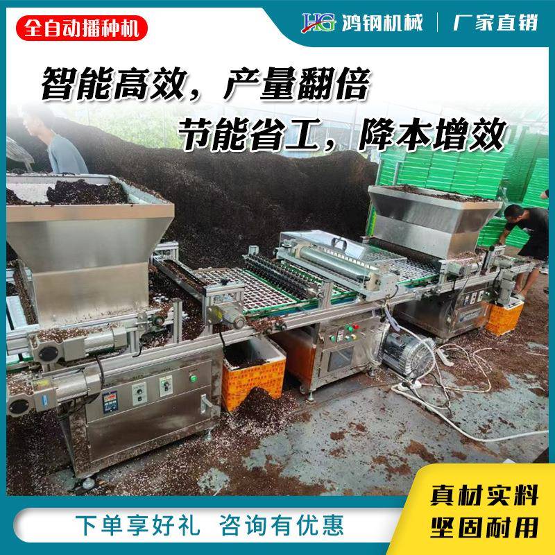 全自动式穴盘育苗播种机大棚果蔬针吸式育苗机花卉种子穴盘点播机