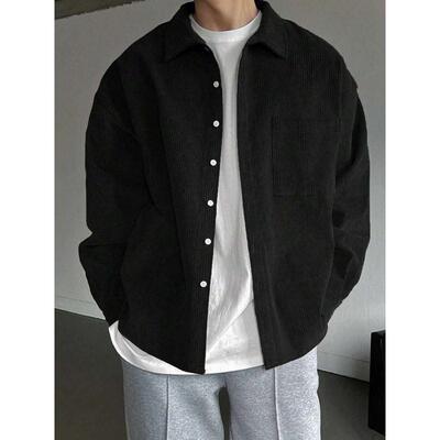 T 38930 Corduroy Shirt 灯芯绒长袖衬衫