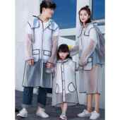 渴望生命透明雨衣全身防雨男女成人户外单人徒步长婴儿雨披