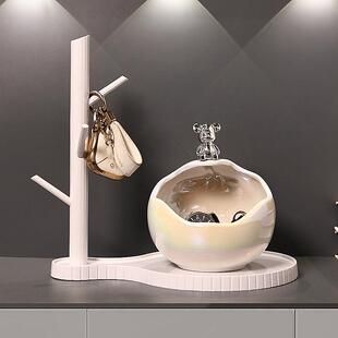 入户门口玄关放钥匙置物架收纳摆件轻奢高档鞋 饰品 柜客厅儿童房装