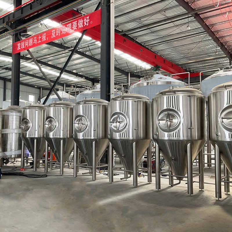 500L啤酒发酵罐储罐清酒罐轻加工上门制作304不锈钢储罐发酵罐