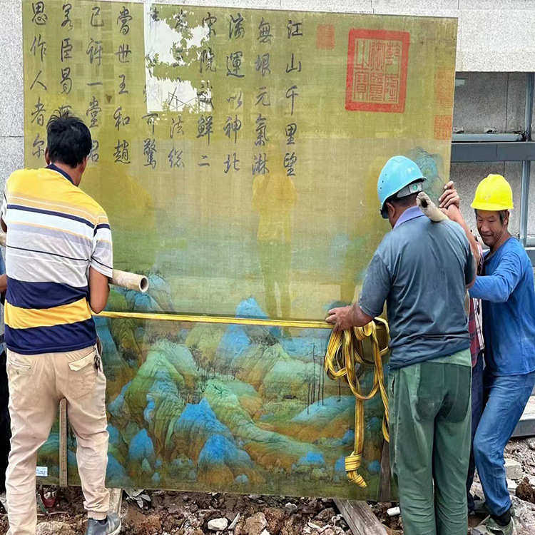 + 白山玻璃玻璃5夹夹丝夹水5 超山水画画夹胶娟玻璃批发厂家 胶夹