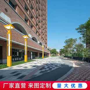 中式方景观灯现柱代简约照形草景观灯坪灯广明场小区园林市政工程