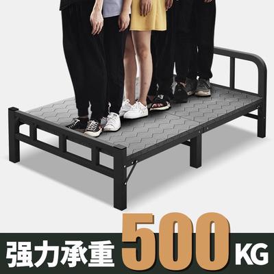 成人铁床单人床出租房办公室床宿舍简易家用铁床折叠床午休午休