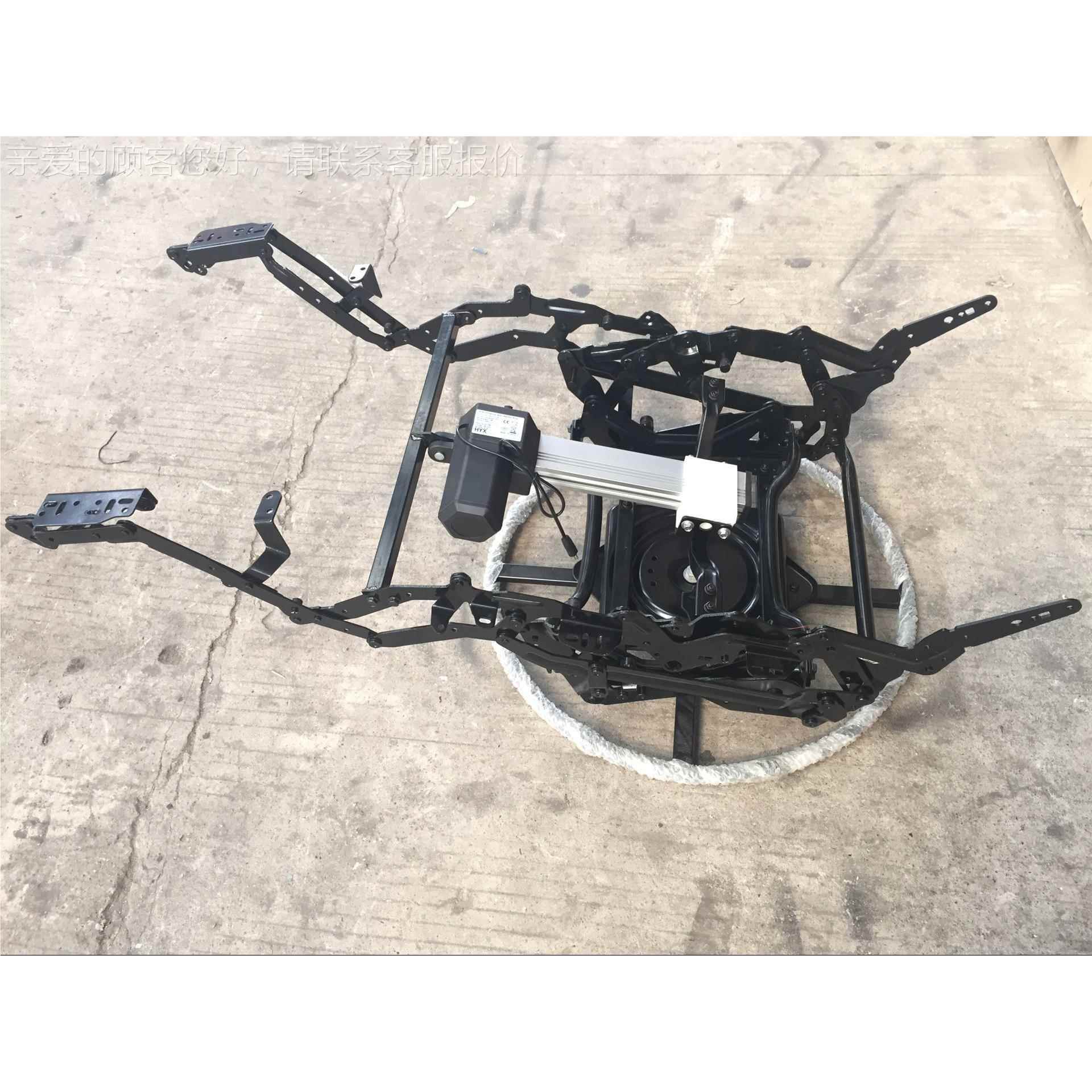 头等电院舱LFF4181沙转发椅铁架 电影动摇带 可摇可转躺椅三大功