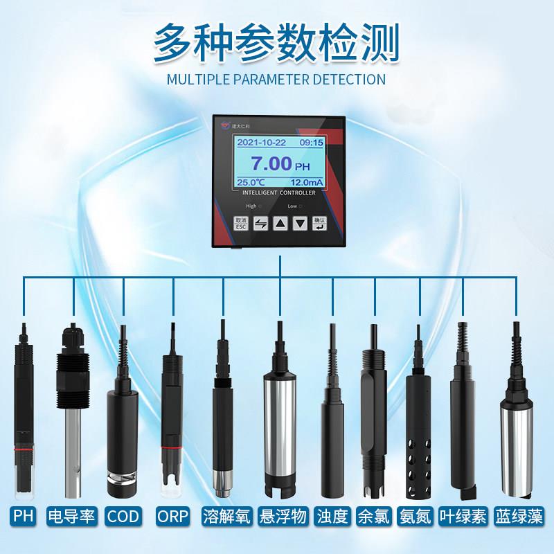 氮多参数水质检测仪EC氨COD解h氧浊度p溶感测器RS-*水产养殖测定