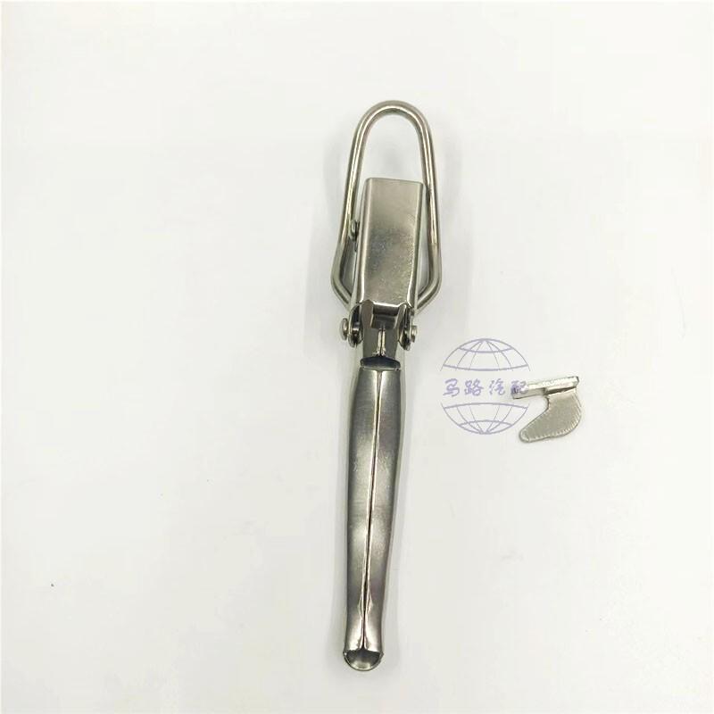 不锈钢车厢锁扣手扣货车皮卡电动三轮箱货门把手挂钩栏板扣搭钩勾