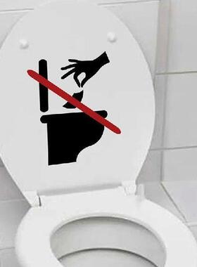 Warning Signs Toilets Are Prohibited From Throwing Garbage