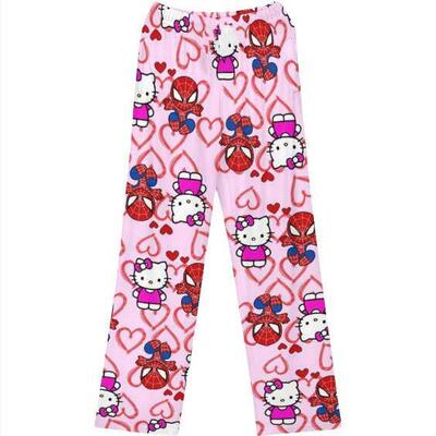 Cute Sanrio Cartoon Pajamas Anime Hello Kitty Pants Multicol